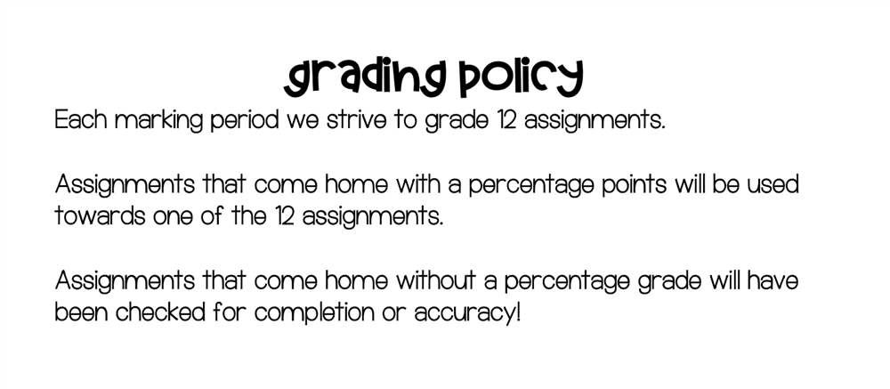 grading policy 
